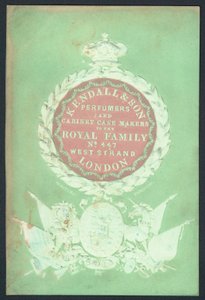 Kendall & Son, parfumeurs et fabricants de boîtiers, carte de visite - English School