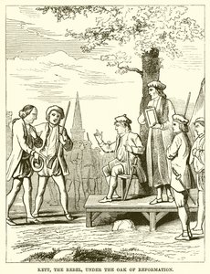 Kett, le rebelle, sous le chêne de la Réforme - English School
