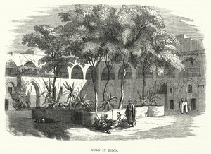 Khan à Sidon (gravure)