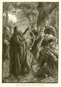Le Roi Alfred dans le Camp Danois, 895 - English School