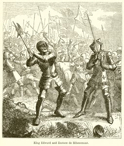 Le Roi Édouard et Eustace de Ribeaumont - English School