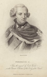 Le roi Frédéric II de Prusse