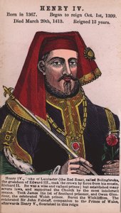 Roi Henri IV (gravure en couleur)
