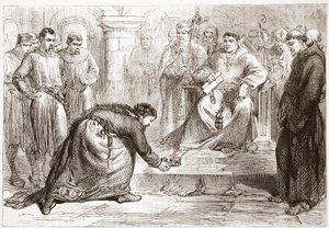Le roi Jean et le légat du Pape, illustration de L