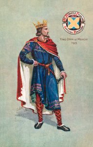 Roi Offa de Mercie 793, Pageant de St Alban 1907 - English School