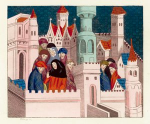 Le roi Richard II avec ses amis à Conway
