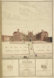 Vue du Navy Office, Londres