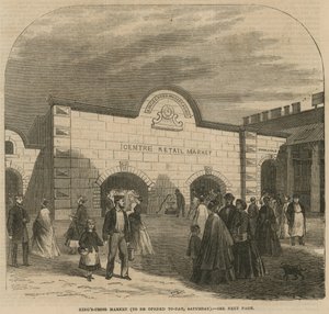 Marché de Kings Cross, ouverture le samedi 8 août 1868 - English School