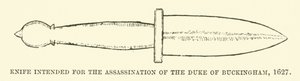 Couteau destiné à l