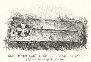 Tombeau du Chevalier Templier, cimetière de l