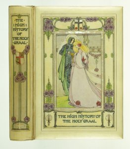 Chevalier et Dame avec le Saint Graal - English School
