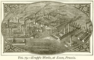 Usines Krupp, à Essen, Prusse - English School