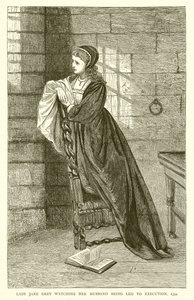 Lady Jane Grey regardant son mari être conduit à l