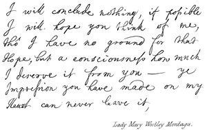 Lady Mary Wortley Montagu
