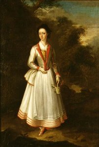 Dame en habit de cheval - English School