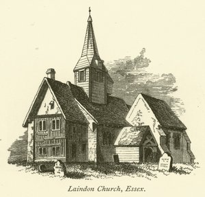 Église de Laindon, Essex (gravure)