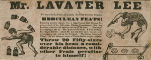 Lavater Lee, homme fort