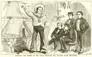 Apprendre les Noms des Voiles, Haubans, etc., à Bord du H. M. S. Britannia - English School