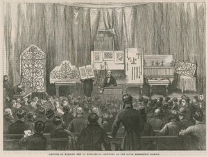 Conférence aux ouvriers sur la ferronnerie ornementale au musée de South Kensington - English School
