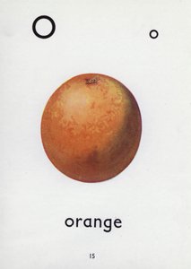 Lettre O, orange - English School