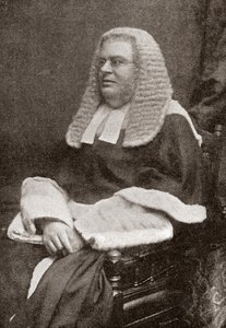 Lewis William Cave 1832-1897. Juge britannique. De The Strand Magazine, publié en 1896