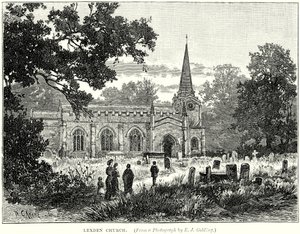 Église de Lexden (gravure) - English School