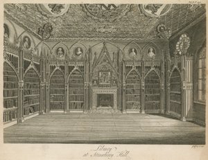 Bibliothèque à Strawberry Hill, Londres - English School
