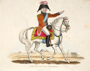 Lieutenant-général Sir Ralph Abercrombie, publié par Richard Evans, gravé par Romney, illustration de An Historical Account of the Battle of Waterloo par William Mudford, 1816