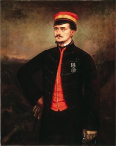 Lieutenant Thomas Murphy en uniforme décontracté du contingent turc, Crimée, 1857 - English School