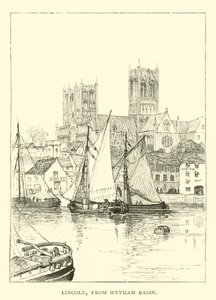 Lincoln, depuis le Bassin de Wytham - English School