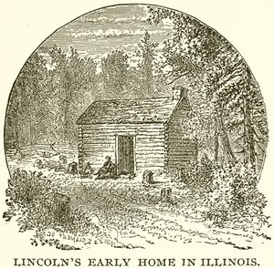 Première maison de Lincoln en Illinois