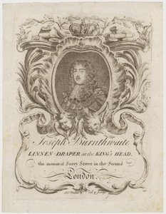 Drapier de lin, John Burnthwaite, carte de visite
