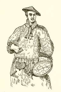 Linné en costume lapon - English School