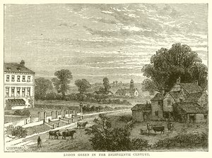 Lisson Green au XVIIIe siècle - English School