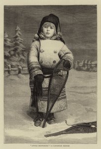 "Petites raquettes", une esquisse canadienne
