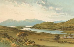 Loch Fad, Bute - Arran au Loin - English School