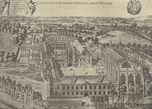 Gravure de Loggan, vers 1685 (gravure) - English School