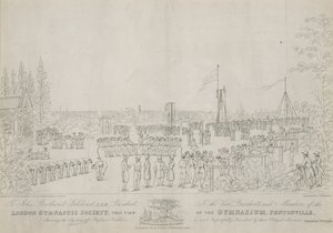 Société de gymnastique de Londres, vue du gymnase, Pentonville