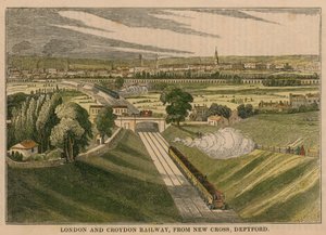 Chemin de fer de Londres et Croydon, de New Cross Deptford