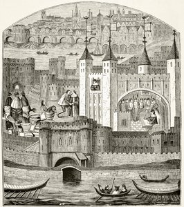 Londres et la Tour de Londres au 15ème siècle, de 