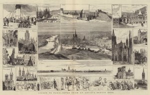 De Londres à Paris, Notes du Carnet de Croquis d