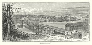 Londonderry (gravure) - English School