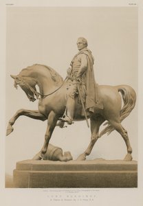 Lord Hardinge, une statue en bronze par J H Foley, R A (chromolitho)
