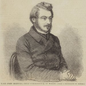 Lord John Manners, commissaire en chef des travaux