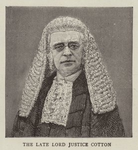 Lord Justice Cotton (gravure)