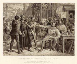 Lord Saye et Sele amené devant Jack Cade - English School