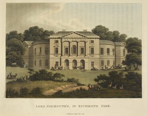 Chez Lord Sidmouth dans Richmond Park, de 