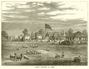 Lords Ground en 1837 - English School