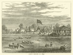 Le terrain de Lord en 1837 - English School