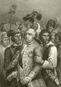 Louis XVI menacé par la foule lors de leur visite aux Tuileries - English School